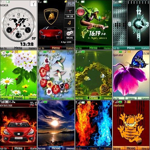 Wonderful theme for Nokia S40 Pack 34/nth
