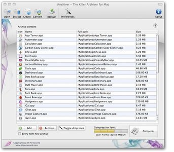 sArchiver 3.8.2 | Mac Os X