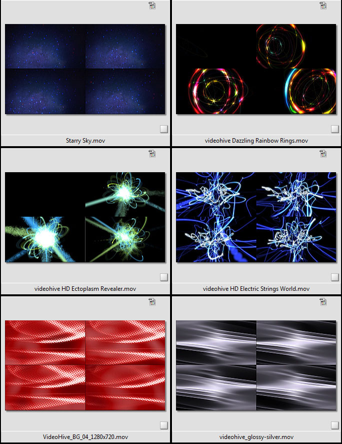 Videohive Motion Pack - Collection of video footage (HD, Full HD)