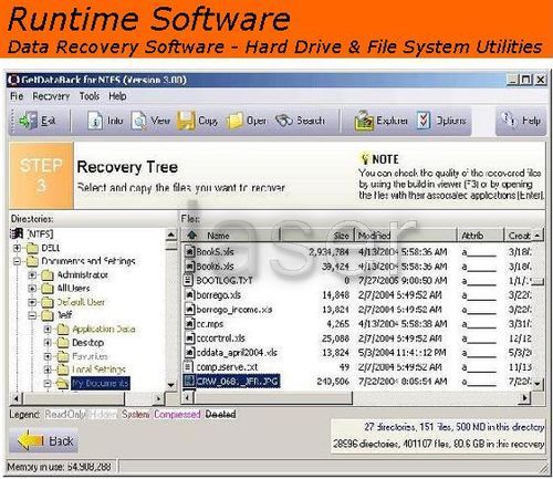 Runtime GetDataBack for FAT/NTFS 4.21 + Portable