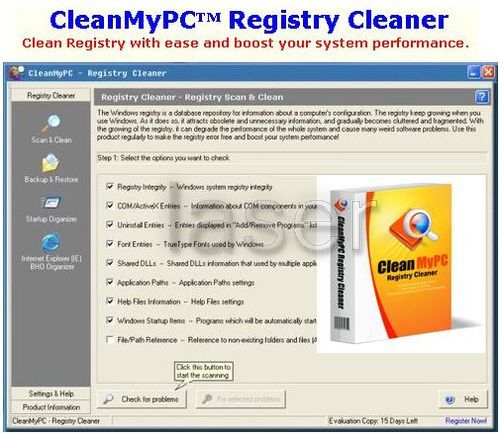 CleanMyPC Registry Cleaner 4.33