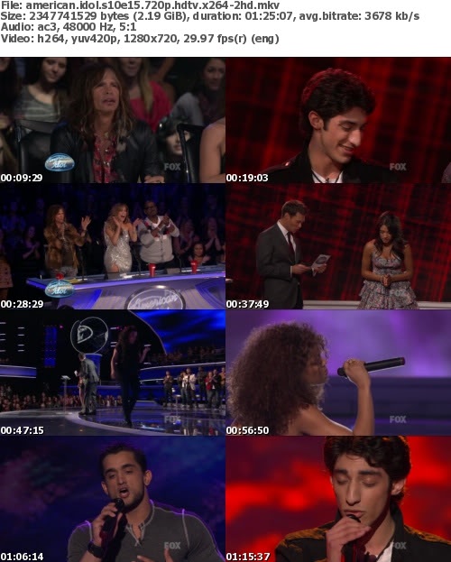 American Idol S10E15 720p HDTV x264-2HD