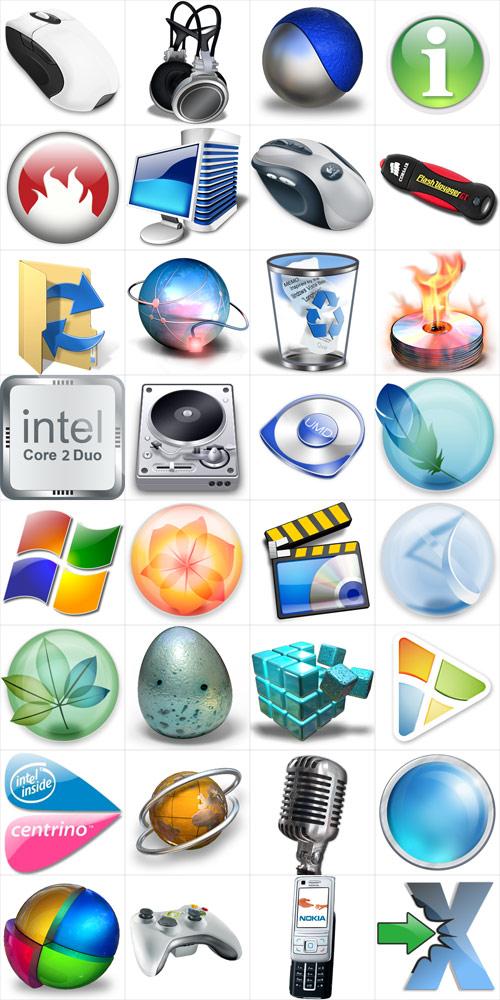 3D Mega Icons Set