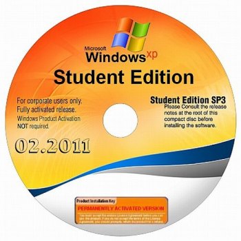 Windows XP SP3 Corporate Student Edition February 2011