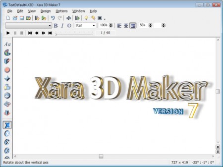 Xara 3D Maker 7.0.0.415