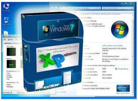 Windows Tiny 7 Unattended Activated CD eXPerience (Reupload 05-01-2011)