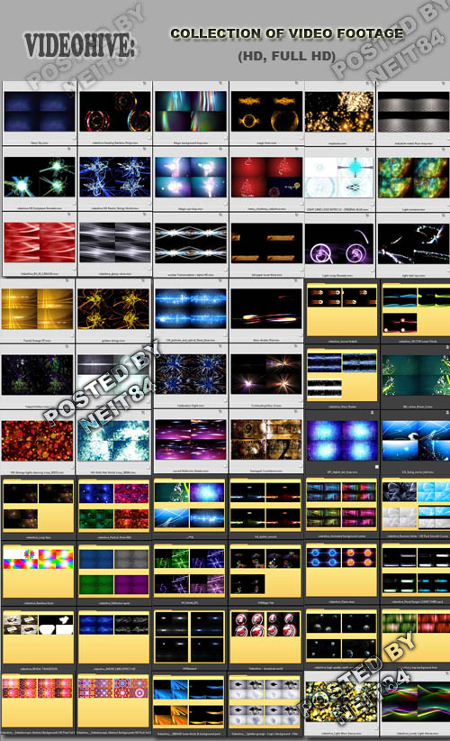 Videohive Motion Pack - Collection of video footage (HD, Full HD)