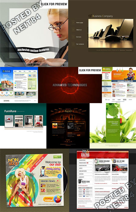 10 Flash Template Website K10 P21