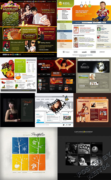 10 Flash Template Website K10 P22