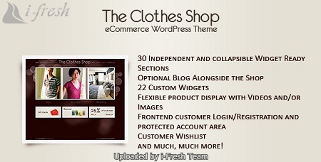 The Clothes Shop 1.0.9 - ThemeForest Wordpress Theme The Clothes Shop 1.0.9 - ThemeForest Wordpress Theme
