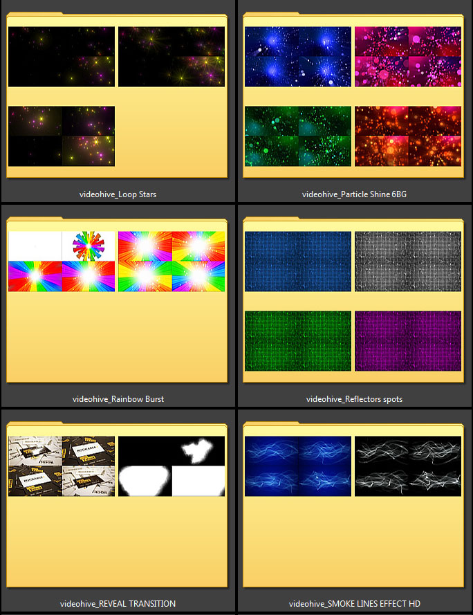 Videohive Motion Pack - Collection of video footage (HD, Full HD)