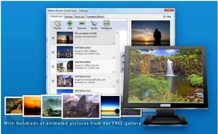 NufSoft Nature Illusion Screensaver 4.50 NufSoft Nature Illusion Screensaver 4.50