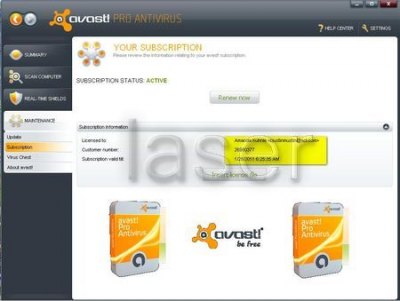 Avast Antivirus Pro 5.1.864 Final Avast Antivirus Pro 5.1.864 Final