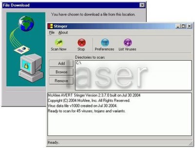McAfee AVERT Stinger 10.1.0.1348