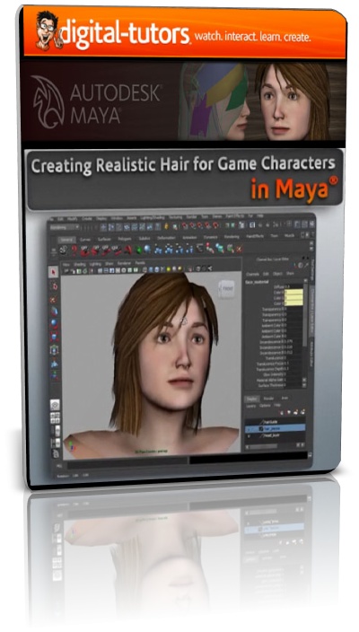 Creating Hair for Next-Gen Game Characters in Maya Tutorial