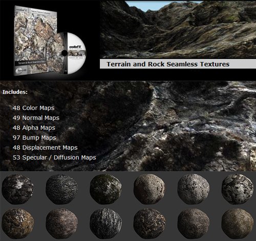 Terrain and Rock Seamless Textures