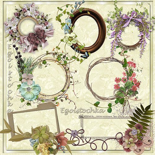 Spring PNG Frames Borders