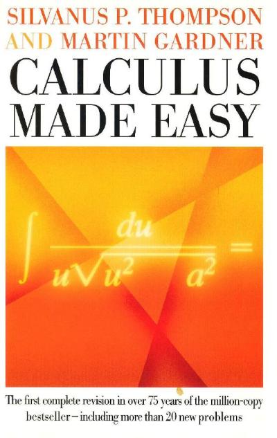 Calculus Made Easy