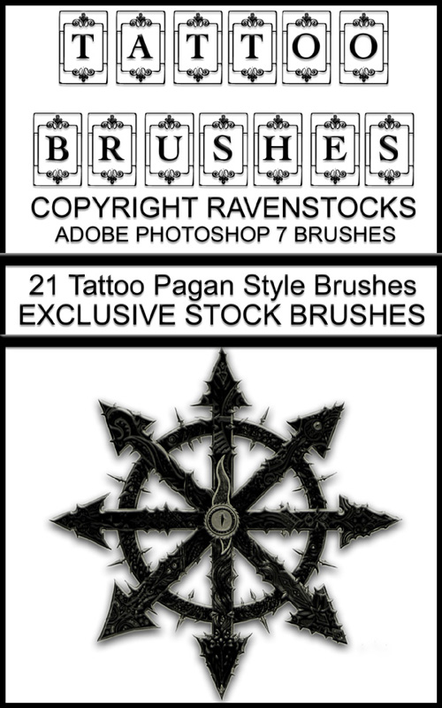 Pagan Tattoo Brushes