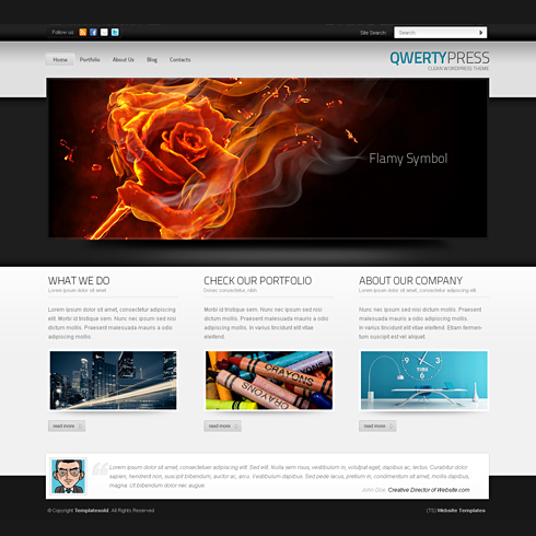 Dynamic CSS Templates - Qwertypress