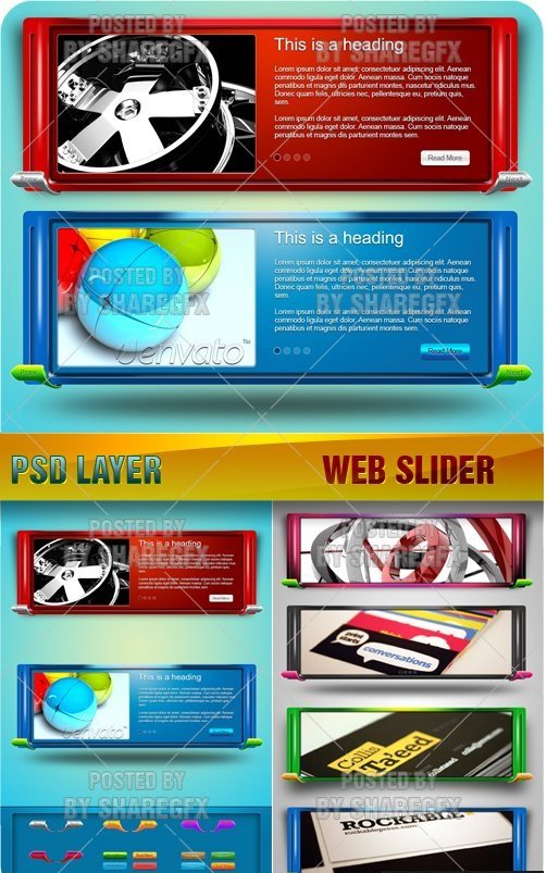 PSD - Web Slider