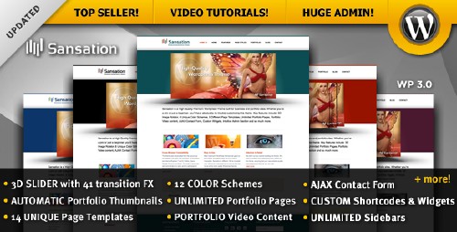 Sansation 1.5  ThemeForest Business & Portfolio Premium WordPress Theme