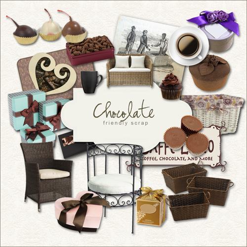 Scrap-kit - Love Chocolate