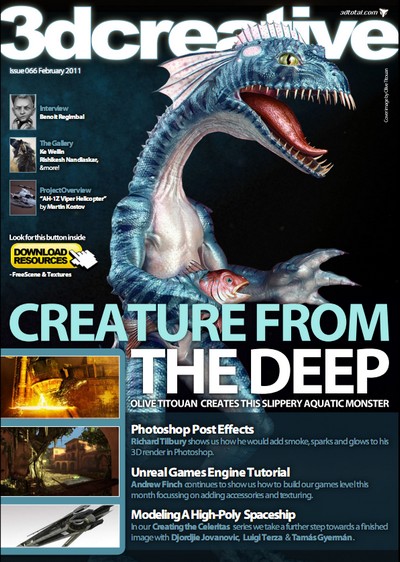3Dcreative Issue 66 - Feburary 2011