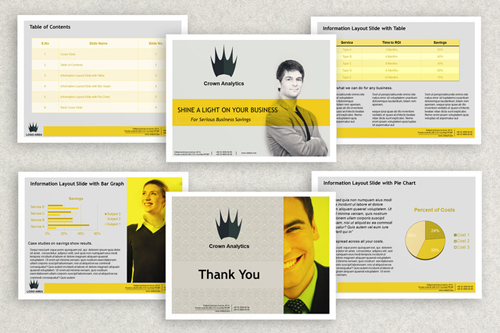 Inkd Business PowerPoint Presentation Template RETAIL