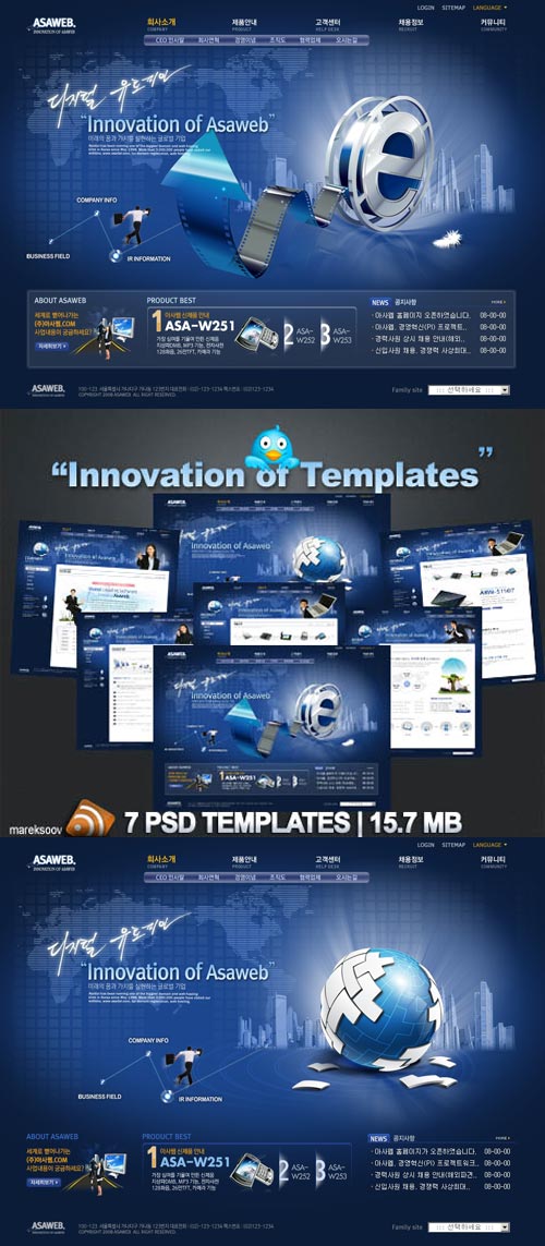 Innovation of Templates PSD Nr.31 Innovation of Templates PSD Nr.31