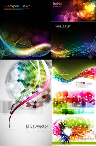 Colorful Abstract Vector Backgrounds 43 Colorful Abstract Vector Backgrounds 43