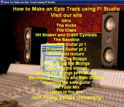 Audio Training: Beatclass - How to Make an Epic Track using FL Studio