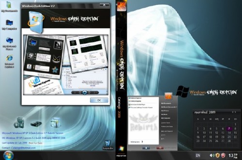 Windows XP Dark Edition V.7 SP3 SATA Driver Activated 