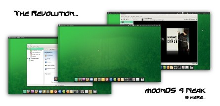 MoonOS 4 Neak (desktop i386 release) Linux distro
