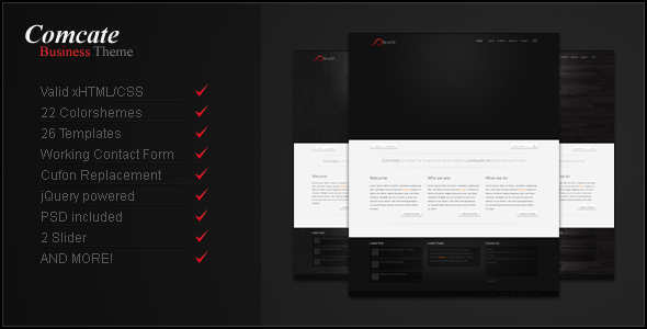 Themeforest - ComCate - Premium Business Theme