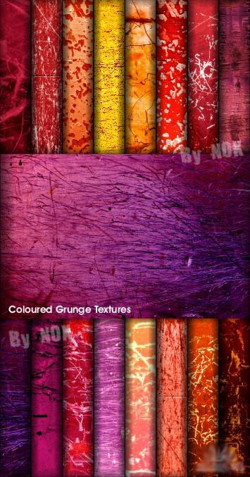 Coloured Grunge Textures