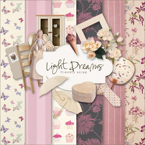 Scrap-set - Light Dreams Scrap-set - Light Dreams