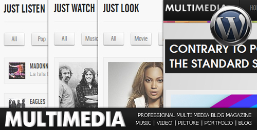 Multimedia - Music, Video, Picture - ThemeForest Multimedia - Music, Video, Picture - ThemeForest