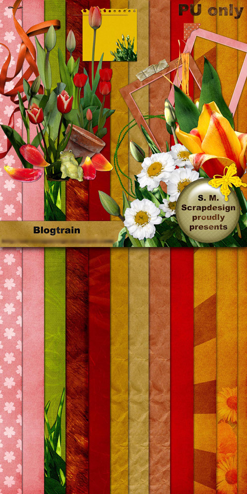 Scrap-set - Blogtrain