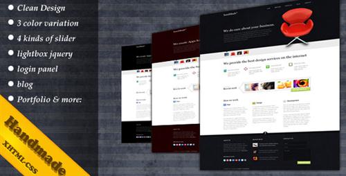 ThemeForest - Handmade - HTML Template Business & Portfolio (All Layouts) - Rip