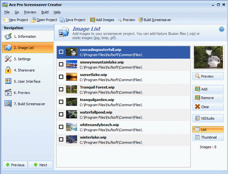 Nufsoft Ace Pro Screensaver Creator 4.10.31.37 Nufsoft Ace Pro Screensaver Creator 4.10.31.37