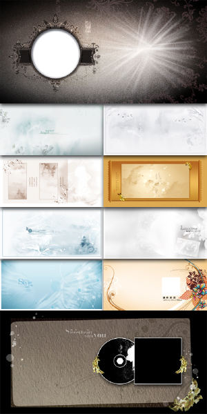Art beauty photo template water