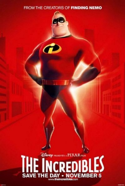 The Incredibles (2004) DVDRip x264 [899MB]
