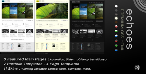 PURCHASED (Full RETAIL) Themeforest Template - "Echoes Premium"