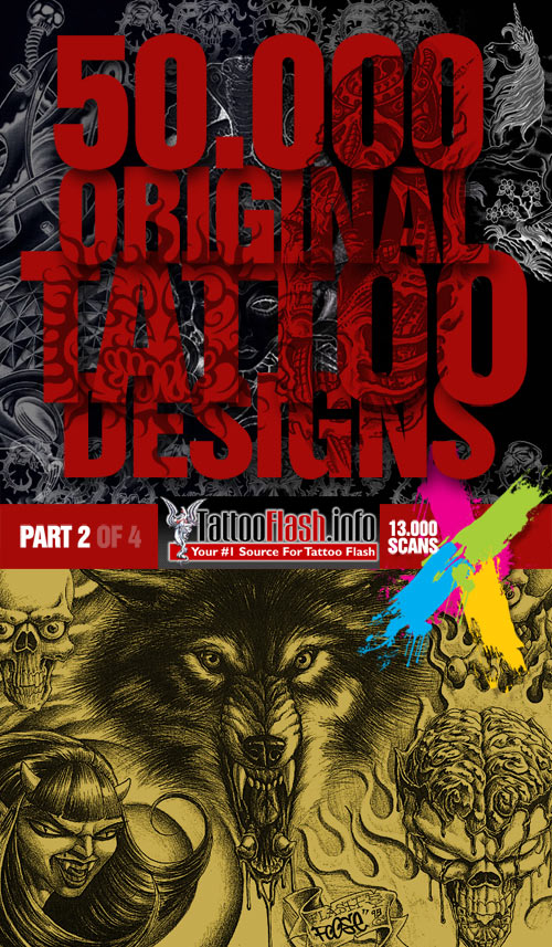 Tattoo Flash 2 of 4 - More than 50k designs from great artists