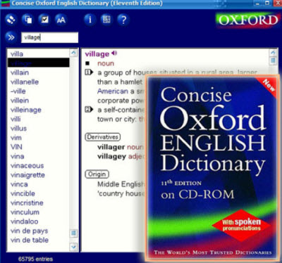 Concise Oxford English Dictionary