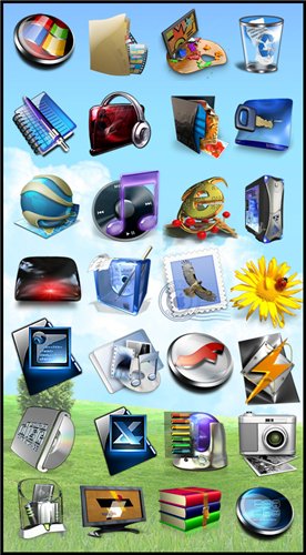 Mega PNG Icons Pack