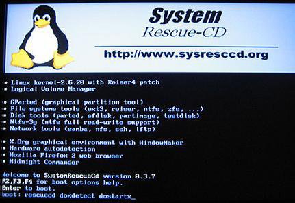 SystemRescueCd 2.0.1 SystemRescueCd 2.0.1